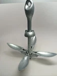 # Kayak Zinc Plated Steel Anchor 3.3 Lbs 4 Foldable Arms Pwc Canoe Boat Marine. Fixed Price $133.95.