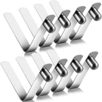 Moxweyeni 8 Pieces Push Button Spring Clips Tent Pole Stainless Steel K.... Fixed Price $13.42.