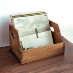 Sanosy Acacia Wood Vinyl Record 14.6 X 11.5 9.4 Inches, Brown. Fixed Price $39.86.