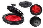 Pactrade Marine Boat Black Plastic 6" Hatch Deck Plate Storage Bag Lock Design. Fixed Price $21.95.