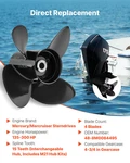 Outboard Propeller 15 Spline 4-BLADE Rh Fit Mercury Mariner 135 300HP. Fixed Price $132.99.