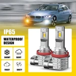 White&amber M4 H8/11/16JP 20000LM 20W Lamp 2X Auxito Led Fog Light Bulbs Car Drl. Fixed Price $25.99.