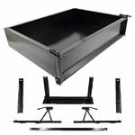 Gtw Black Steel Golf Cart Cargo Box Kit For Yamaha Drive / G29 2007 - 2016. Fixed Price $432.99.