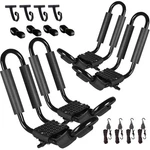 Forwode 2 Pairs Heavy Duty Kayak Roof Rack, J-bar With Sets Ratch.... Fixed Price $127.21.