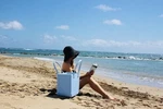 New Original Xlarge Waterproof Durable Tote Bag Beach Boat Pool Sports 19X15X9.5. Fixed Price $145.00.