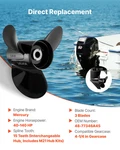 Outboard Propeller 15 Spline 3-BLADE Rh Fit Mercury 140HP Aluminum. Fixed Price $116.99.