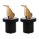 2PCS Brass Boat Drain Plugs, 3/4 Inch Deck And With S.... Fixed Price $18.42.
