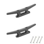 Eeyad 2 Pack 6" Black Nylon Boat Cleat, Heavy Duty Marine Dock Cleats For Boa.... Fixed Price $13.97.