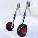 Boat Launching Wheels,stainless Steel Adjustable Leg Length & Angle Transom. Fixed Price $141.99.