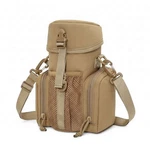 Tactical Molle Water Bottle Pouch 64OZ Flask Holder Insulated Military Bag Tan. Fixed Price $18.96.
