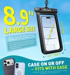 Hiearcool Waterproof Pouch IPX8 For Iphone With Lanyard 2 Pack. Fixed Price $12.99.