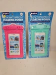 2 Dry 100% Waterproof Floating Pouch Black Protect Smartphones / New. Fixed Price $6.00.