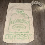 Rare Vintage Odyssey 2 $1 Million Dollar Canvas Money Machine Bag Sack Banking. Fixed Price $69.95.