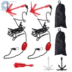 2PCS Marine Folding Anchor Buoy Kit For Canoe Kayak Raft Boat Red/black/silver. Fixed Price $20.85.