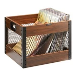 X-cosrack Vinyl Record Storage Crate, Wooden Lp Album Shelf Cub.... Fixed Price $47.75.