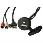Fusion MS-CBUSB3.5 Panel Mount USB/3.5MM Headphone Jack #010-12381-00. Fixed Price $30.21.