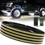 4PCS 17" Ultra-bright 3920 Leds Triple Row Pure White Wheel Lights For Truck .... Fixed Price $337.42.