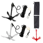 For Pwc Canoe Jet Ski Marine Kayak Folding Anchor Kit W/ 26.2 Ft Rope Buoy. Fixed Price $62.67.