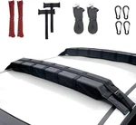Kayak Roof Rack Pads Deluxe Upgrade Universal Car Soft Black. Fixed Price $76.81.