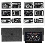 Multitool Card Emergency Camping Edc Kit Your Wallet Outdoor Hunting. Fixed Price $21.90.