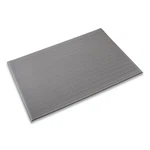 Crown Ribbed Vinyl Anti-fatigue Mat, Rectangular, Gray Surface, 24" X 36". Fixed Price $37.88.