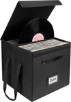 Uniclife Vinyl Record Storage Box, Collapsible Lp Organizer With Lid &. Fixed Price $33.24.