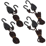 4PCS 1/8" 6FT Adjustable Heavy Duty Rope Hanger Ratchet Kayak And Canoe Bow A.... Fixed Price $21.07.