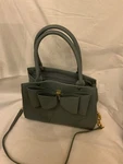 Like Dreams Women's Double Bowtie Top Handle Satchel Detachable Strap Blue. Fixed Price $35.99.