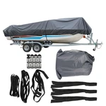 Boat Cover Heavy Duty Waterproof 90" 14-16FT Trailerable 210D Grey. Fixed Price $28.03.
