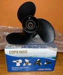 Copkingo Marine Propeller 9X9 For Mercury 6-15HP 48-828156A12 Boat 3 Blade Black. Fixed Price $28.00.