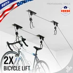 2 Packs Ceiling-mounted Bike Lift Mountain Bicycle Hoist Garage Utility Hanging. Fixed Price $24.99.
