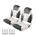 Vevor High Back Boat Seat 2 Pack Model AD75186 Folding Fishing. Fixed Price $154.99.