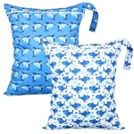 Shappy 2 Pcs Large Travel Laundry Bag Washable Waterproof Wet Dirty. Fixed Price $16.98.