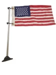 Pactrade Marine Pontoon Flag Pole Socket American Usa 24" Long Adjustable. Fixed Price $31.99.