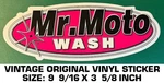 Mr. Wash - Vintage Original Vinyl Decal Sticker Motorcycles. Fixed Price $9.53.
