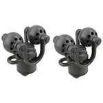 Ram Roller-ball Paddle & Accessory Holder For Track 2-PACK RAP-412-2. Fixed Price $37.99.