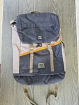 Billabong Brown Earth Canvas Backpack Laptop Bookbag Multiple Zipper. Fixed Price $30.00.